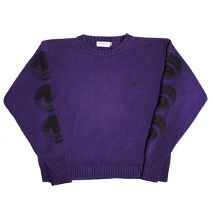 YSL x Minus Us Purple Knit Sweater