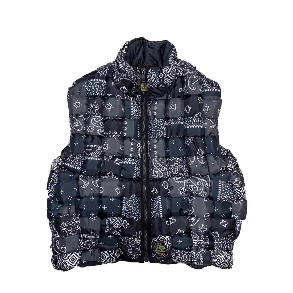 Kapital Paisley Puffer Vest